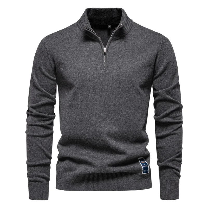 Quarter-Zip Pullover Herren | Atmungsaktiv & Figurbetont