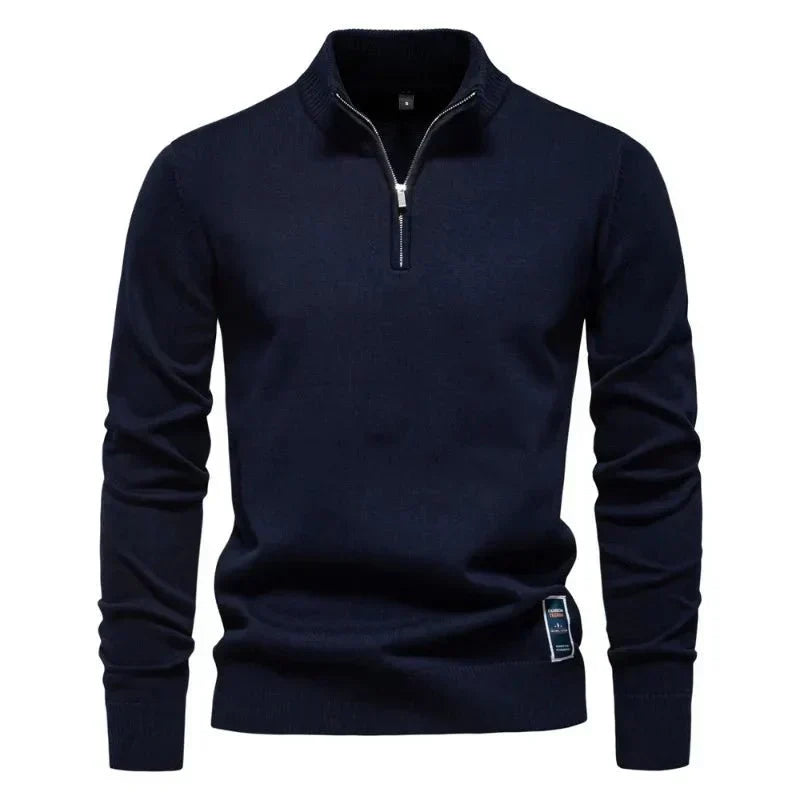 Quarter-Zip Pullover Herren | Atmungsaktiv & Figurbetont