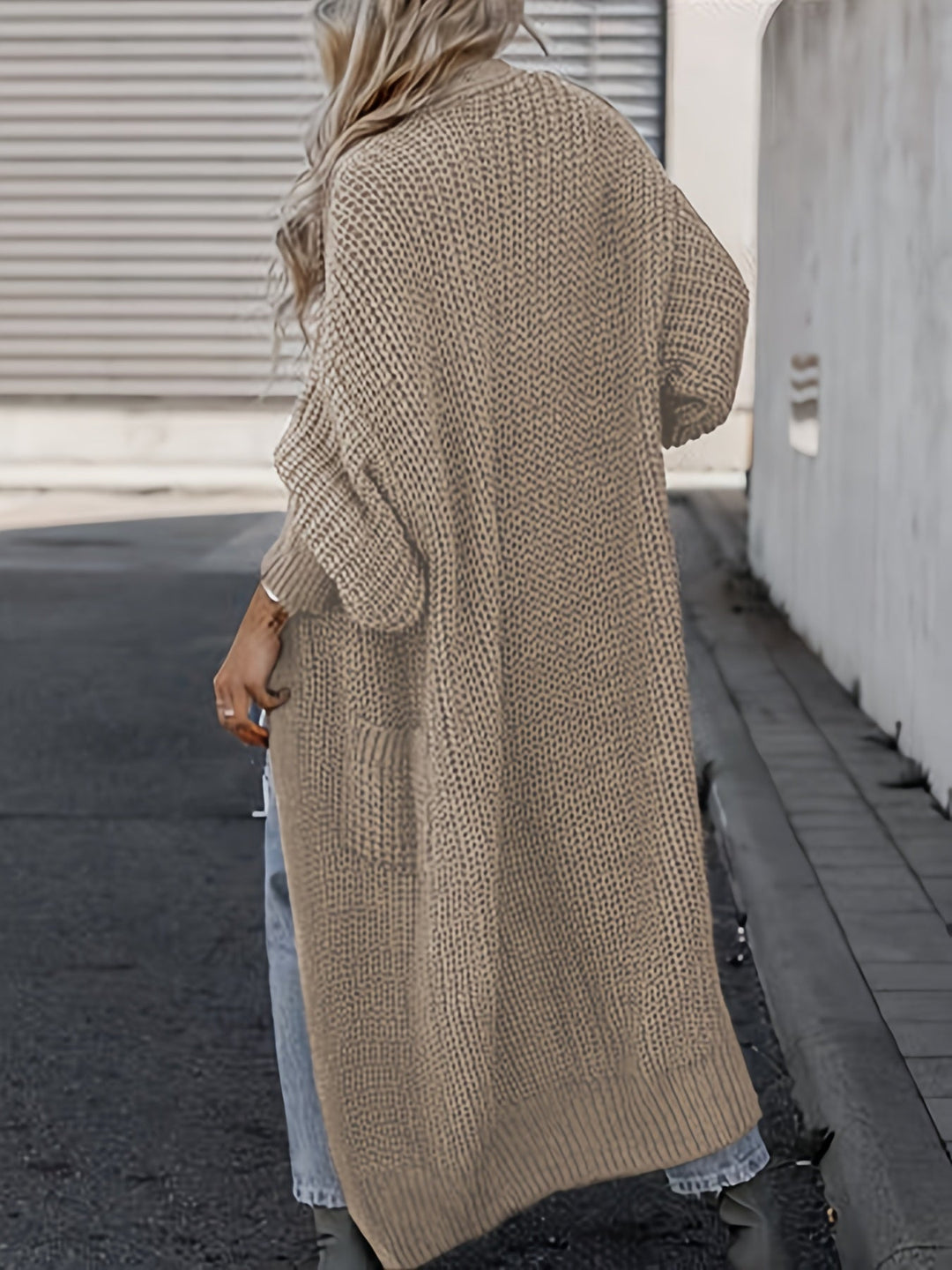 Maxi-Cardigan Damen | Lässiger Schnitt & Taschen
