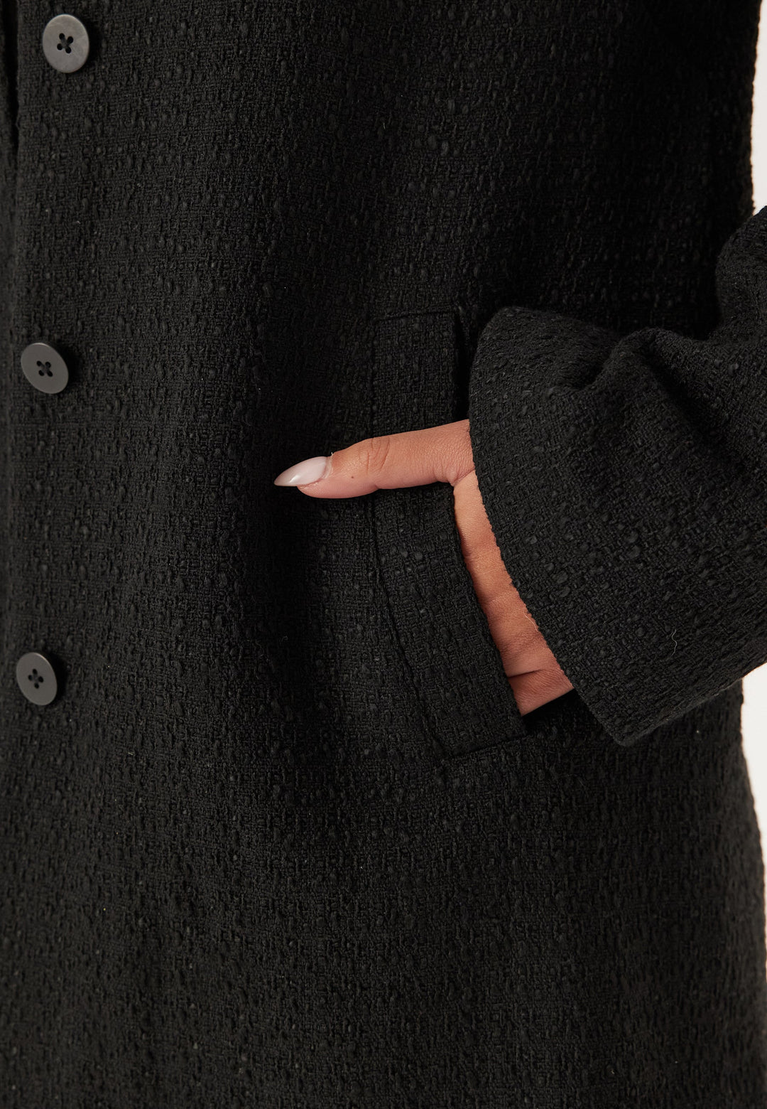 Bouclé Jasje Dames | Halflang Model 5