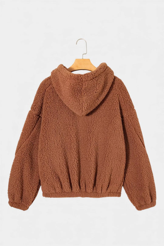 Teddyjacke Damen | Kapuze & Warm Gefüttert 7