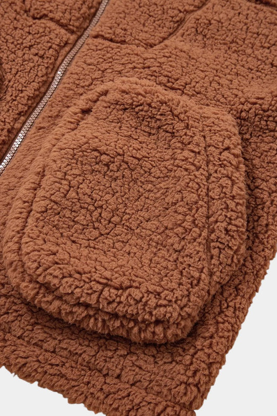 Teddyjacke Damen | Kapuze & Warm Gefüttert 10