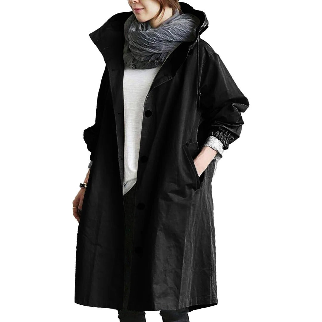 Lange Regenjas Dames | Waterdicht & Winddicht 3