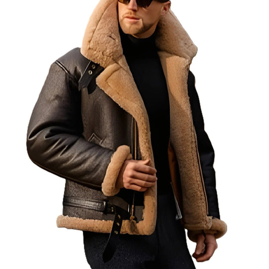 Herren Jacke Klassisch Robust Reißverschluss Komfortabel 2