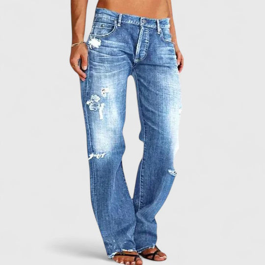 Jeans Damen | Gerader Schnitt & Used-Look