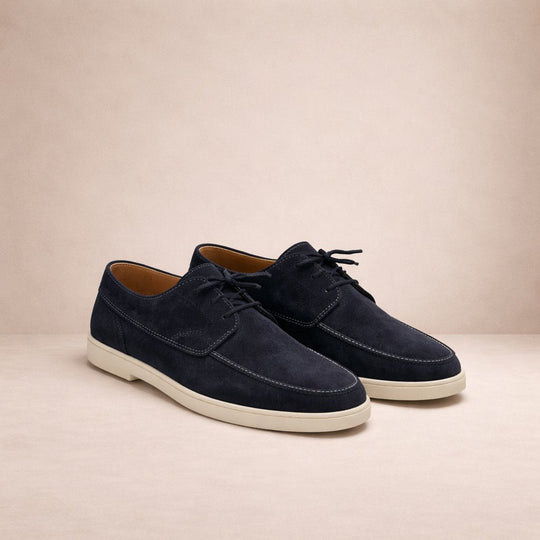 Jasper - Klassieke suède loafers voor heren Detail