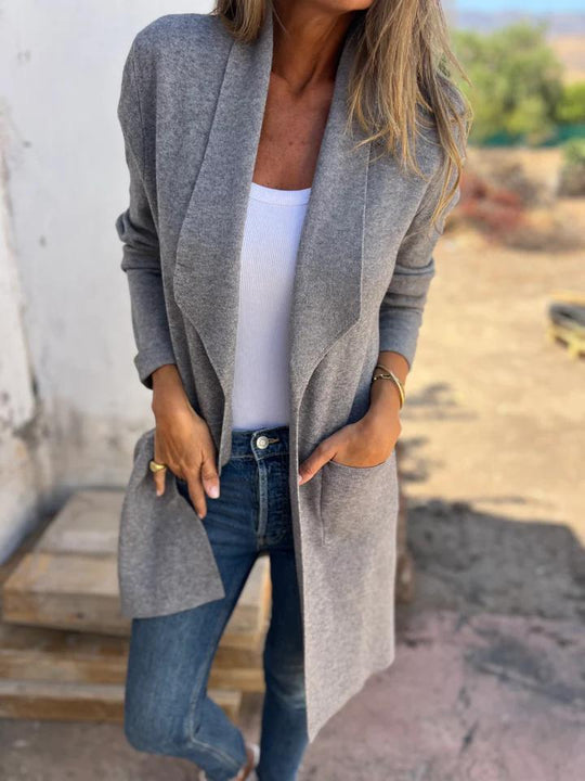 Cardigan Damen Lang | Temperaturregulierend & Atmungsaktiv 3