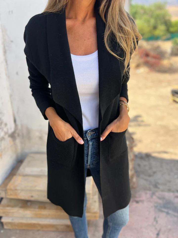 Cardigan Damen Lang | Temperaturregulierend & Atmungsaktiv 8