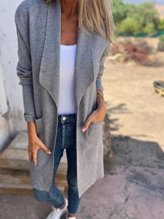 Cardigan Damen Lang | Temperaturregulierend & Atmungsaktiv 2