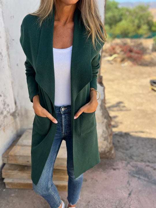 Cardigan Damen Lang | Temperaturregulierend & Atmungsaktiv 7