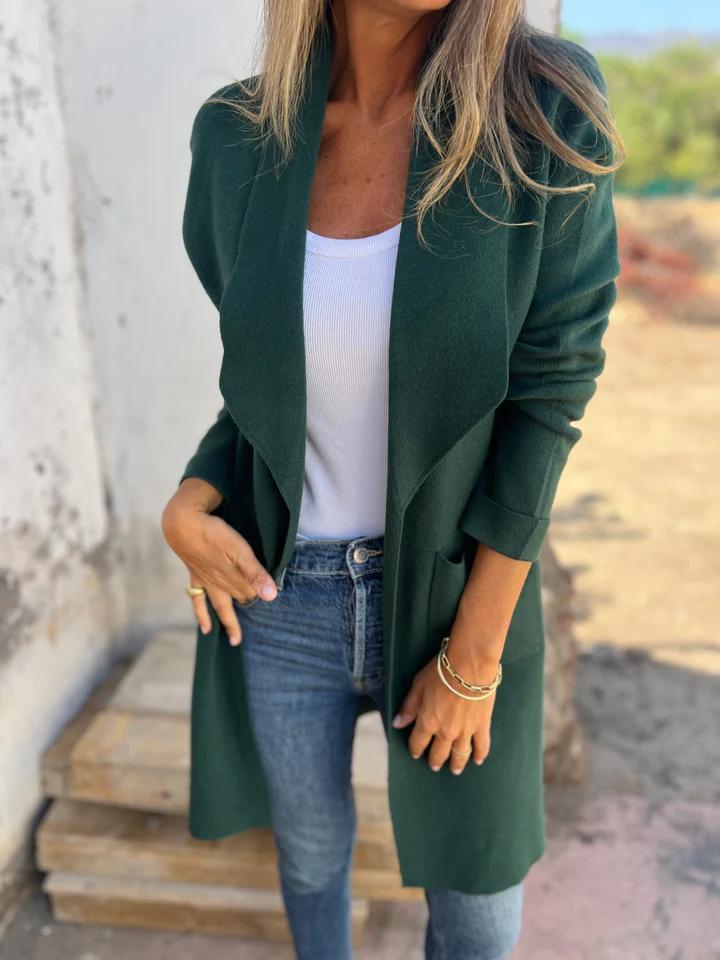 Cardigan Damen Lang | Temperaturregulierend & Atmungsaktiv 6