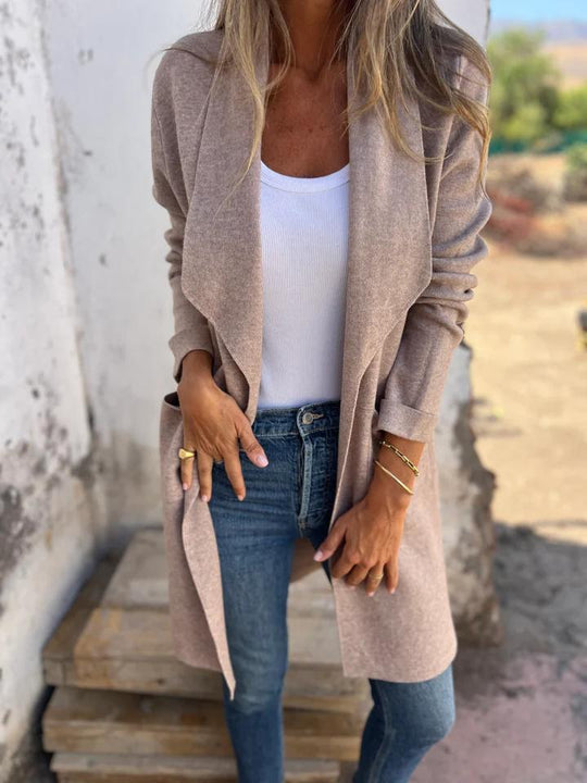 Cardigan Damen Lang | Temperaturregulierend & Atmungsaktiv 4
