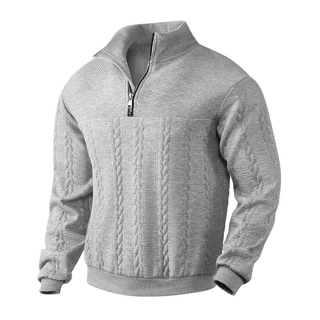 Pullover Herren | Stehkragen & Reißverschluss