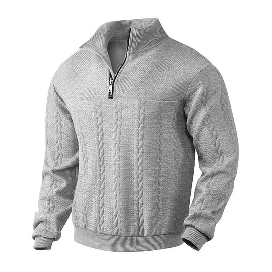 Pullover Herren | Stehkragen & Reißverschluss