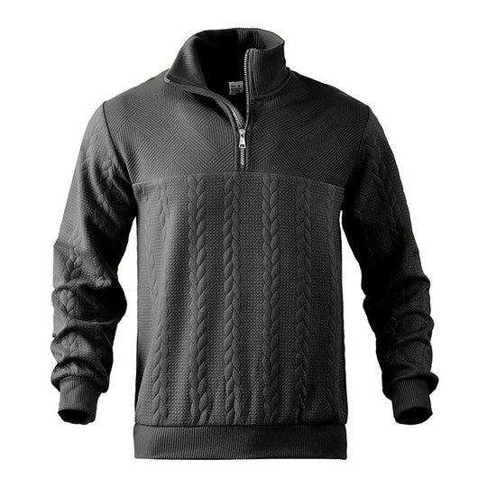 Pullover Herren | Stehkragen & Reißverschluss