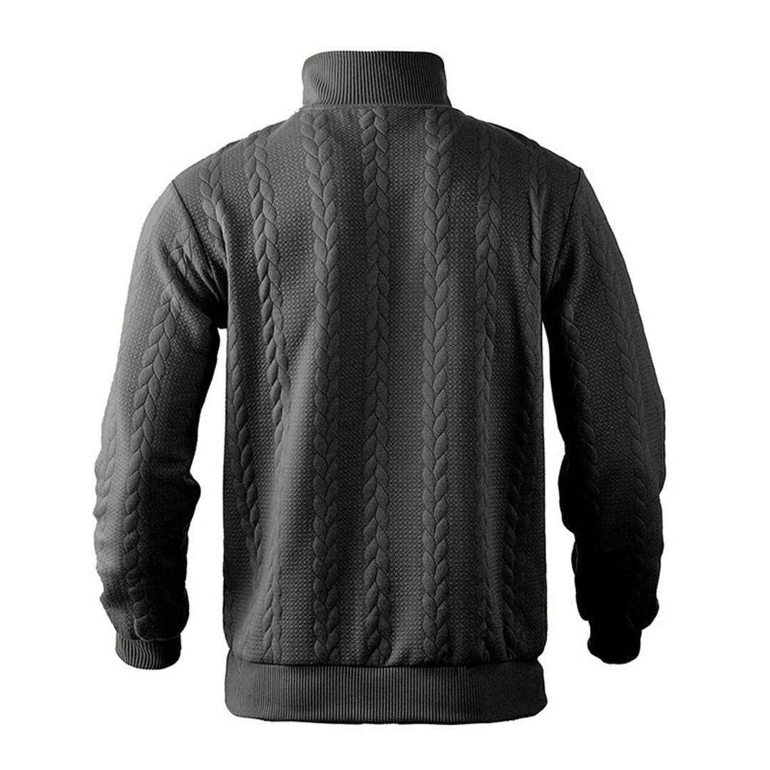 Pullover Herren | Stehkragen & Reißverschluss