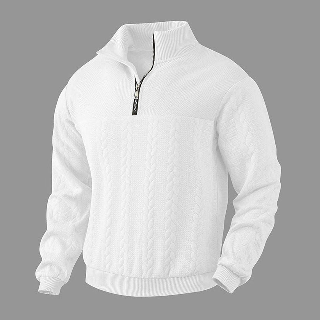 Pullover Herren | Stehkragen & Reißverschluss