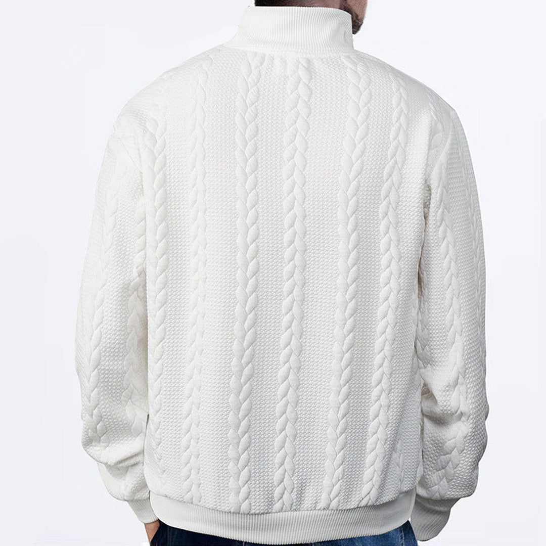 Pullover Herren | Stehkragen & Reißverschluss