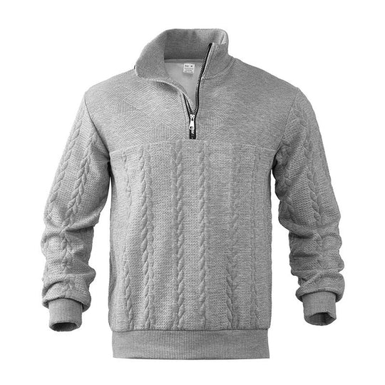 Pullover Herren | Stehkragen & Reißverschluss