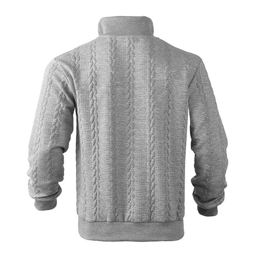 Pullover Herren | Stehkragen & Reißverschluss
