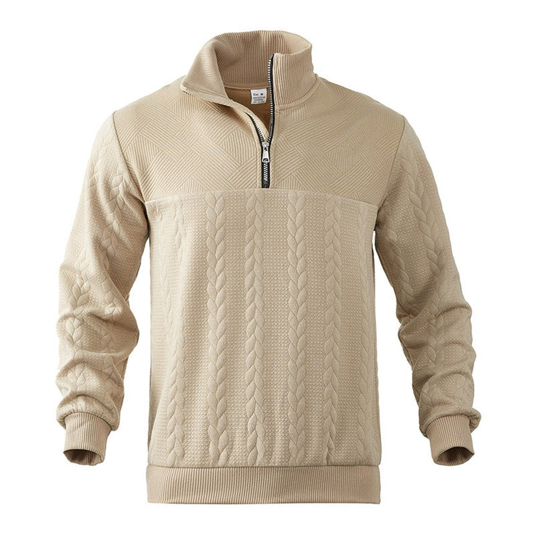 Pullover Herren | Stehkragen & Reißverschluss