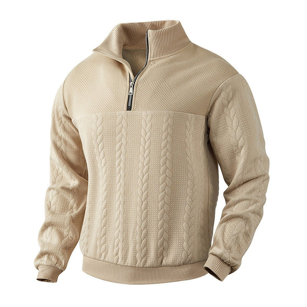 Pullover Herren | Stehkragen & Reißverschluss
