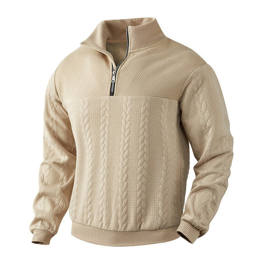 Pullover Herren | Stehkragen & Reißverschluss