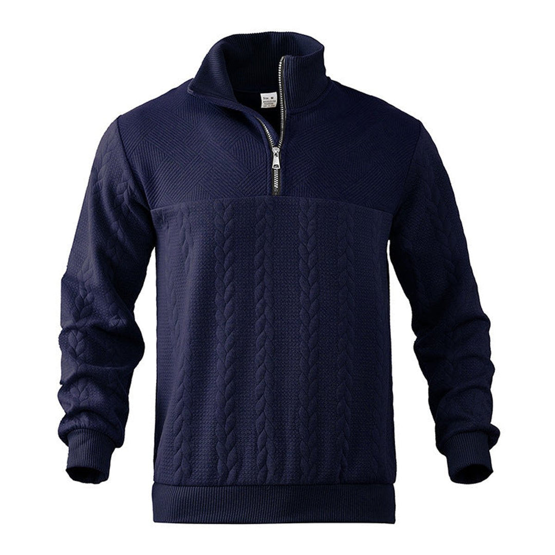 Pullover Herren | Stehkragen & Reißverschluss