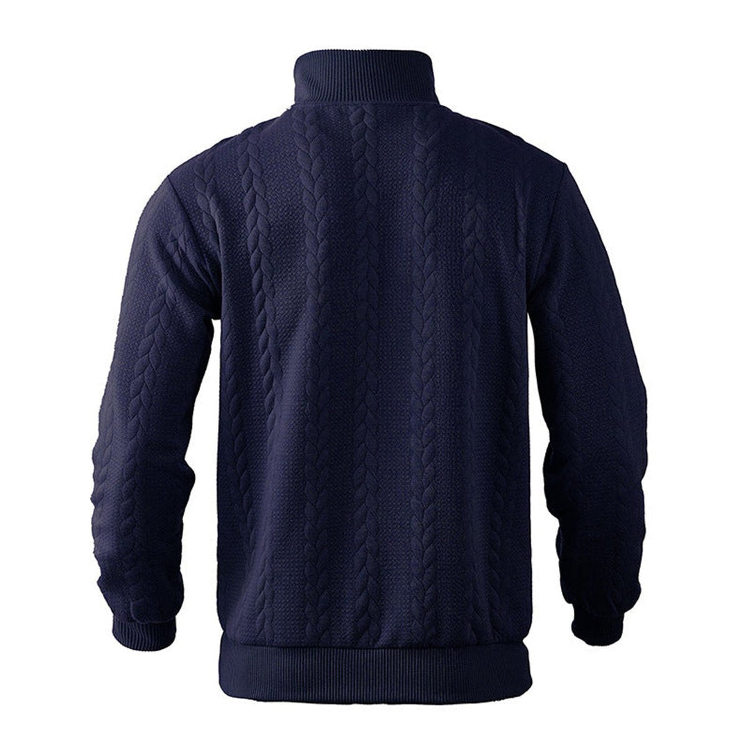 Pullover Herren | Stehkragen & Reißverschluss