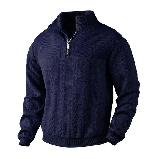 Pullover Herren | Stehkragen & Reißverschluss