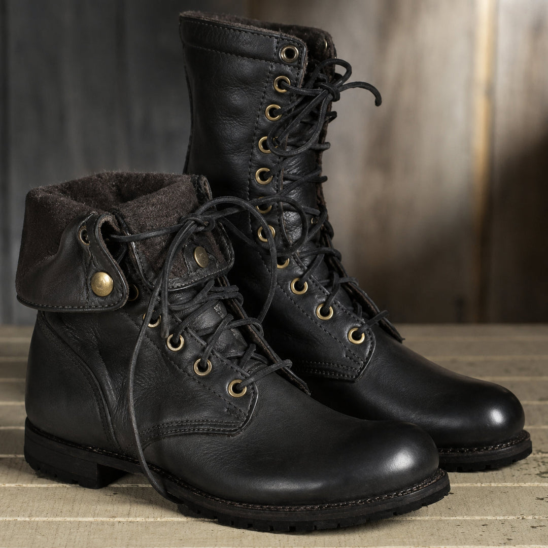 Veterboots Dames Leren Klassiek | Herfst