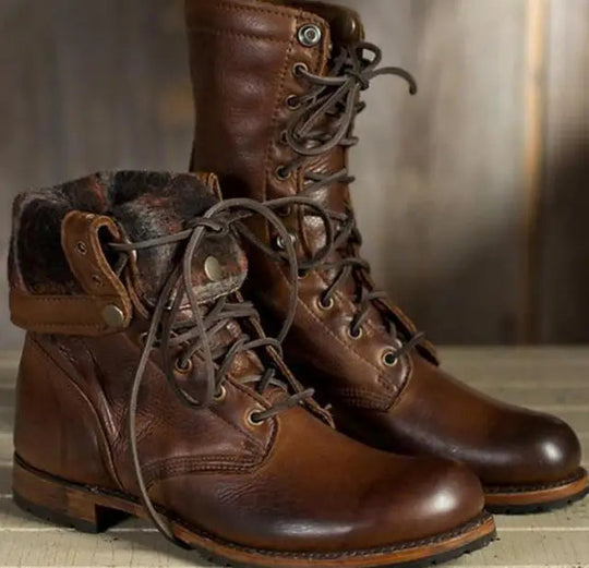 Veterboots Dames Leren Klassiek | Herfst
