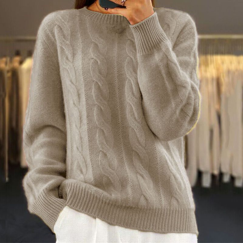 Sofia | Gebreide Wintertrui Dames | Warmte & Klasse Voor De Winter - De Mode Outlet