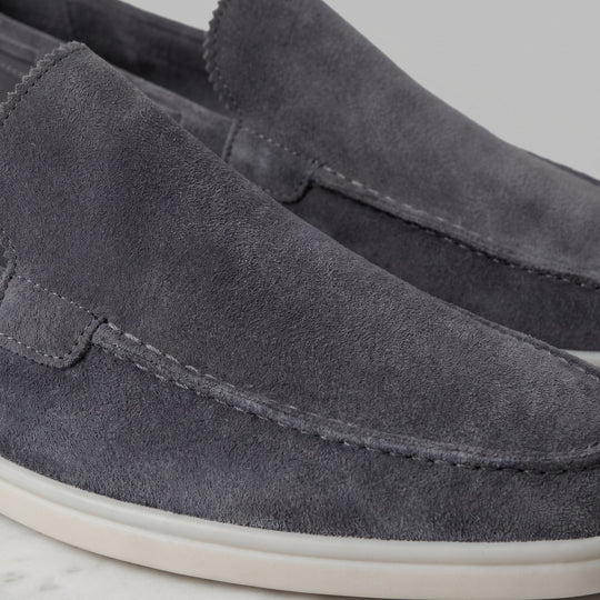 Teun - Klassieke suède loafers voor heren Angle