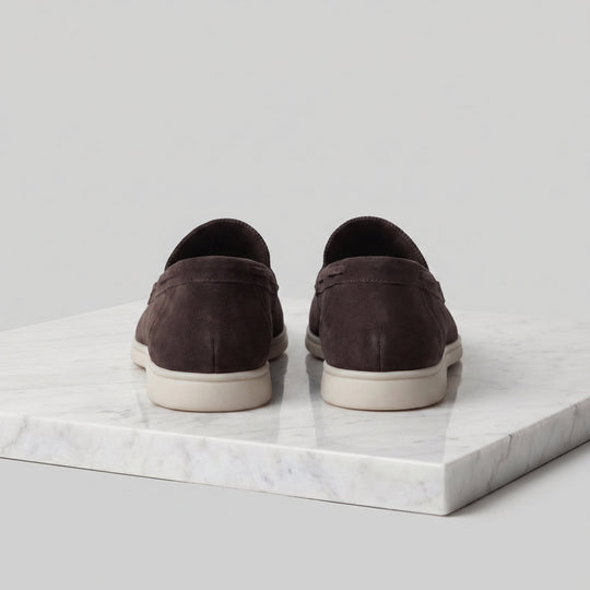 Teun - Klassieke suède loafers voor heren View 13
