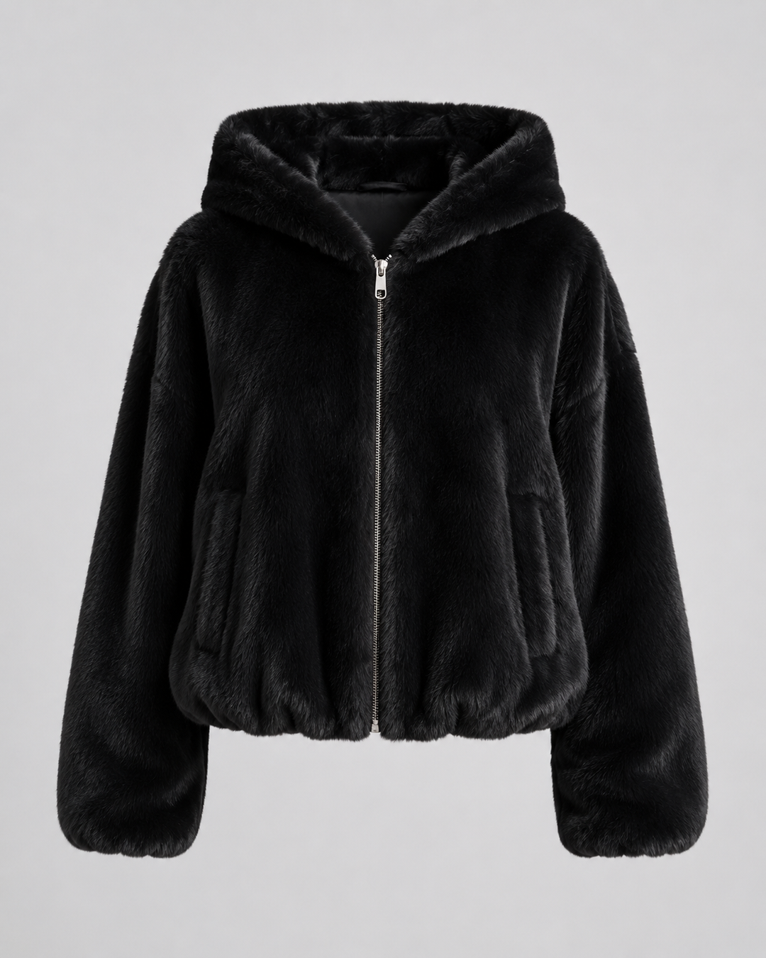 Kunstfelljacke Damen | Kuschelig Warm & Mit Kapuze