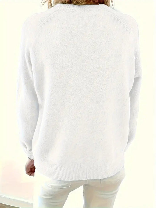 Strickpullover Damen | Knopfleiste & Weicher Strick 8