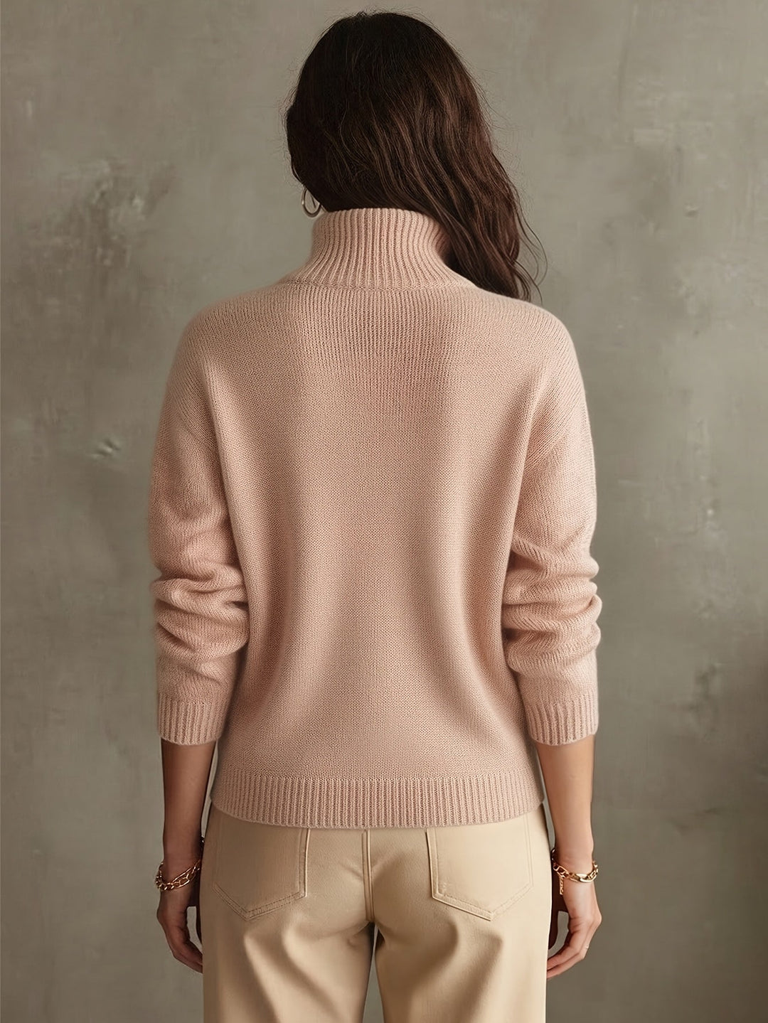 Quarter-Zip Pullover Damen | Stehkragen & Weicher Tragekomfort